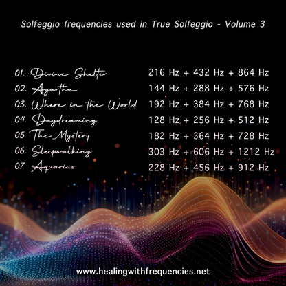 True Solfeggio Volume 3 - 432 Hz .WAV Digital Download