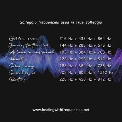 True Solfeggio Physical CD